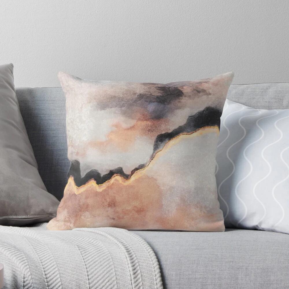 Dekorative Heim Kissenhülle Kissenbezug Nordisch 45*45 40*40 50x50cm Modernes Wohnzimmer Sofa Haus Abstrakt Tinte