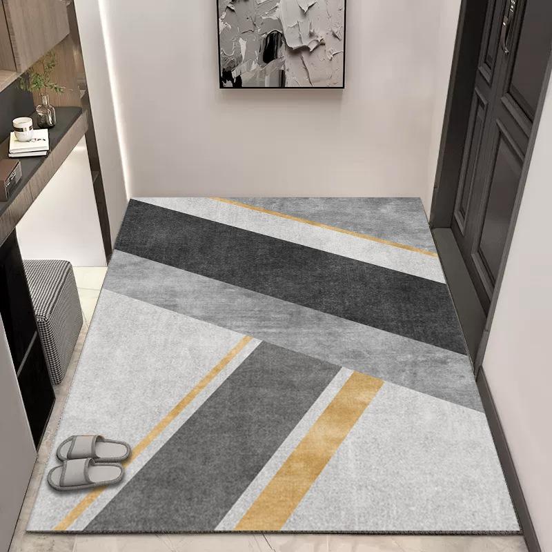 Nordisches Luxus-Druckdesign Großer Teppich Rutschfester Teppich für Wohnzimmer Schlafzimmer Weiche Bodenmatte Heimdekor Schön Klassisch