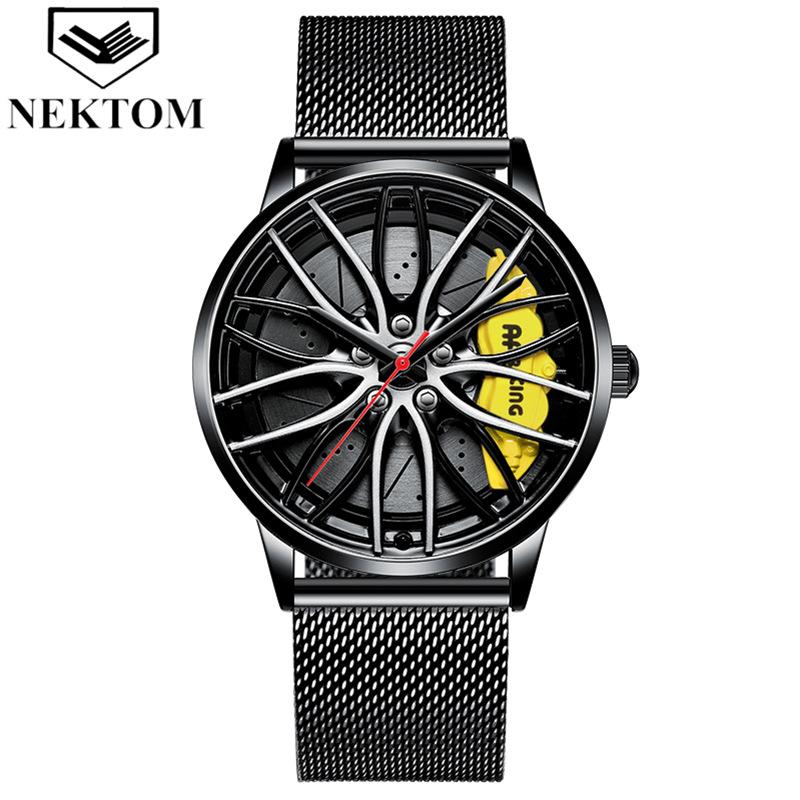 SVJ Wheel Watch Forged Hollow Watch Men's AMG 488 Hydraulic Men's Watch Quartz Watch
