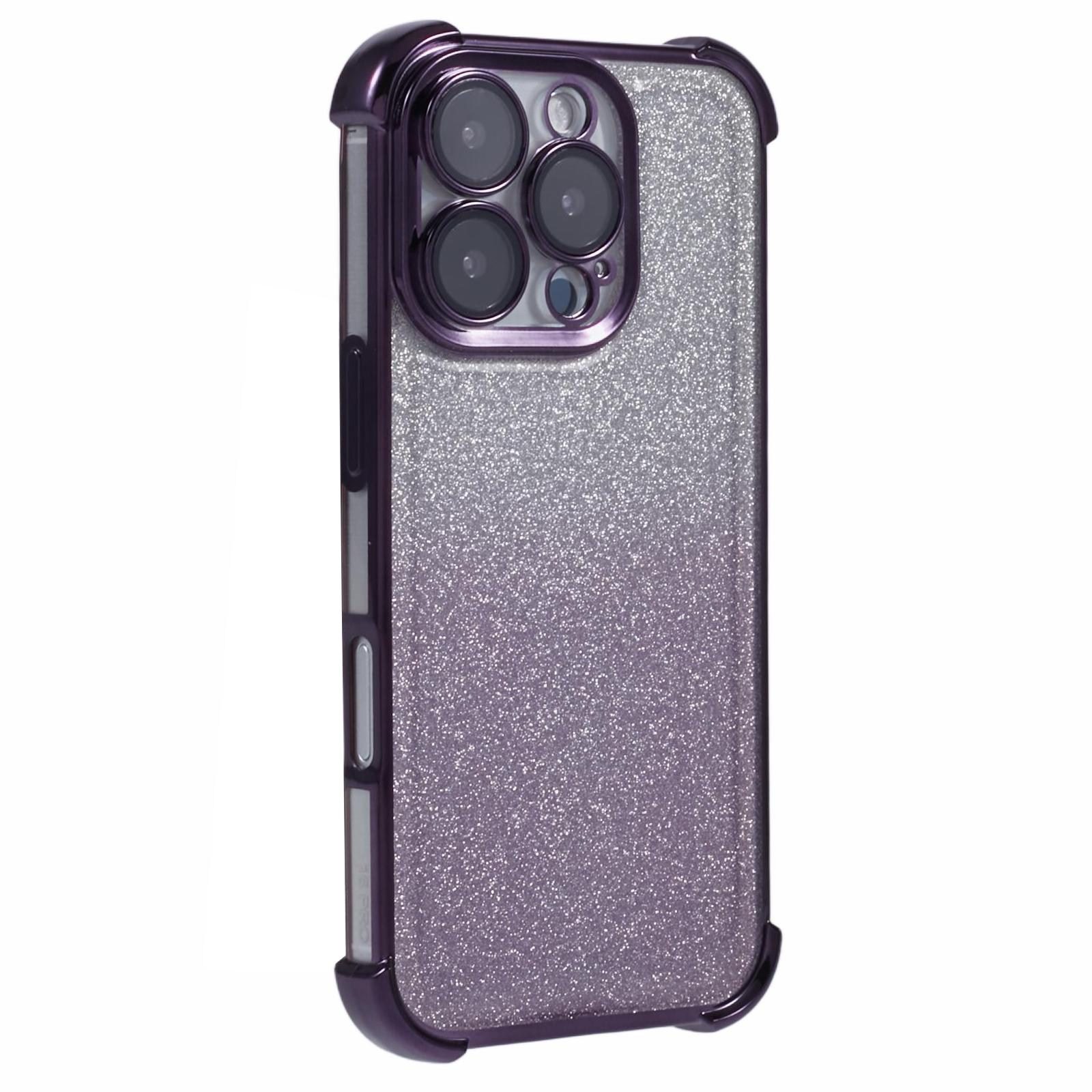 

Чехол для iPhone 16 Pro Max Блестящий ТПУ Чехол для телефона Усиленные углы D