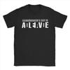 Herren Physik Schrödinger Katze T-Shirts Quanten 100% Baumwolle Oberteile Freizeit Kurzarm Rundhals T-Shirt Übergröße T-Shirts