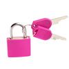 8pcs Baggage Lock with 2 Keys Colorful Travel Suitcase Padlock Lock Zinc Alloy Plastic Case Drawer Luggage Padlock for Dormitory