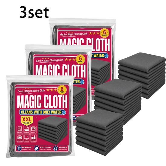 Schoonmaakdoek microvezel absorbeert water en pluist niet gemakkelijk, keukenhuishouden, glas, auto schoonmaken, multifunctionele schoonmaakdoek 6 stuks