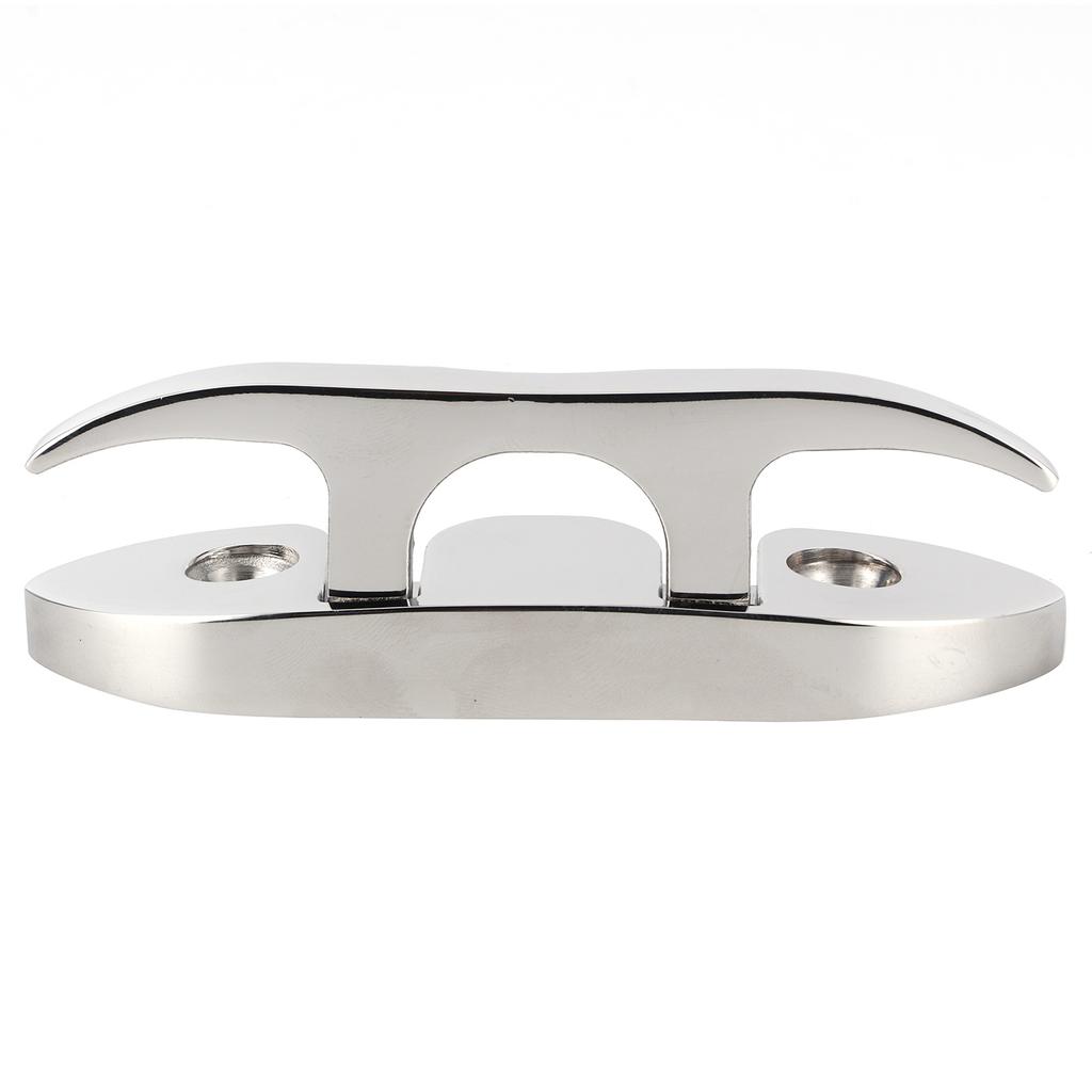 Folding Cleat Stainless Steel Flip Up Dock Cleat for Mooring Boat Kayak Marine 4.7in