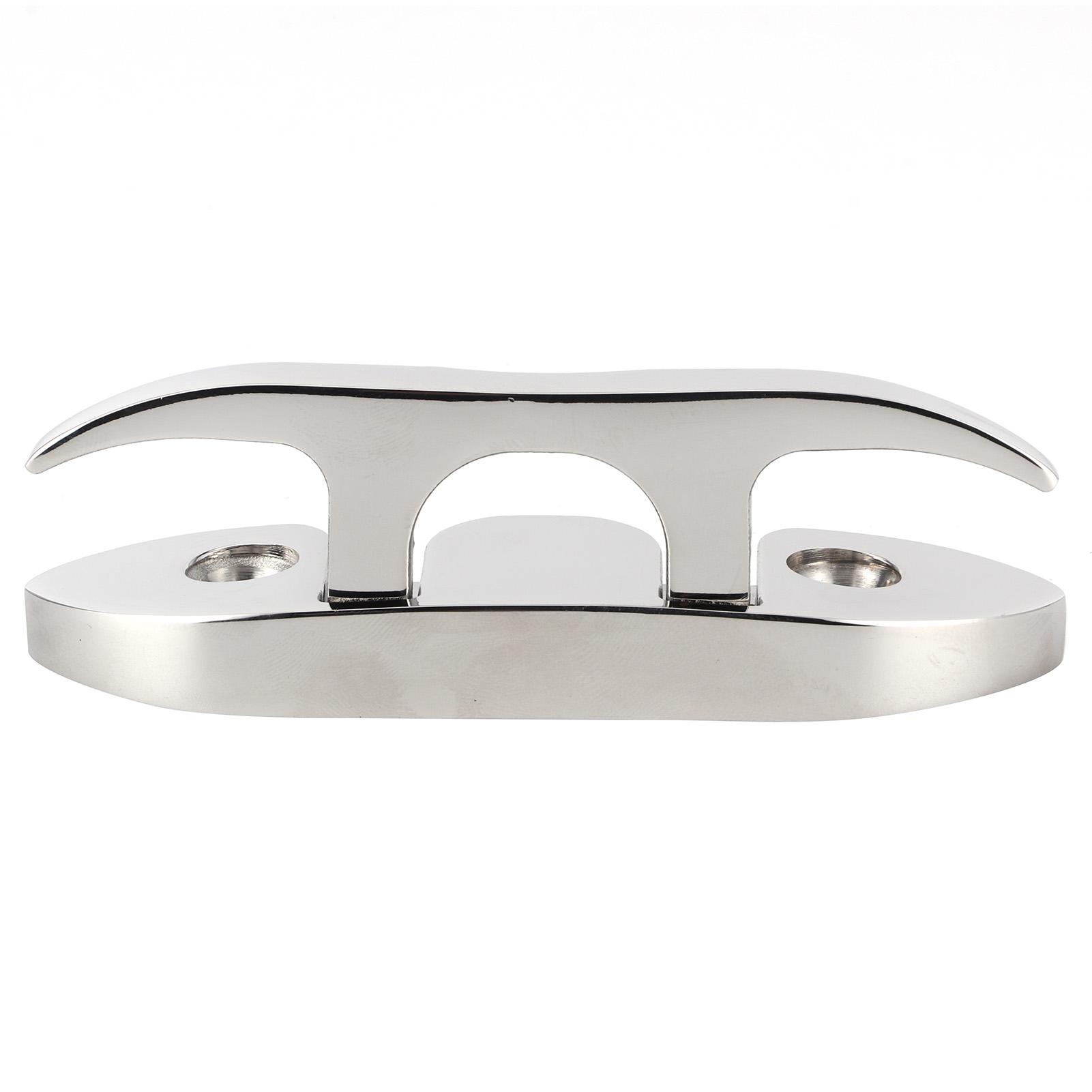 

Folding Cleat Stainless Steel Flip Up Dock Cleat for Mooring Boat Kayak Marine 4.7in