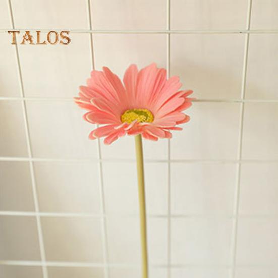 Künstliche Blume, lichtbeständig, Dekoration, Kunstleder, toller einzelner Zweig, für Zuhause, Party, Garten, Dekoration, Gerbera, künstliche Blume, Haushaltsbedarf