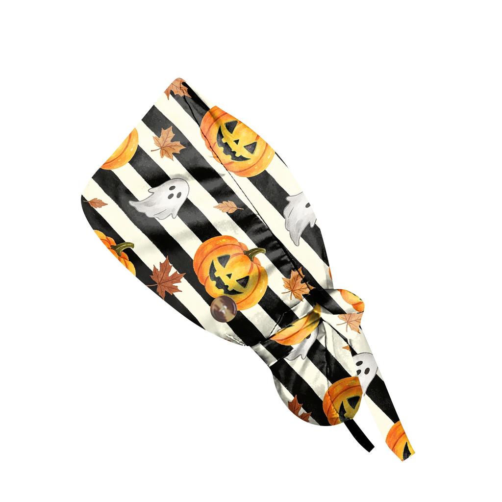 Women's Casual Halloween Printed Work for Ponytail , Shower and Hair Wrap