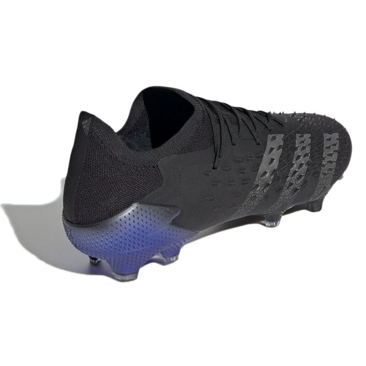 Adidas Predator Freak.1 Low FG Demonskin - Black Sonic Ink Men Sneakers Core-Black Iron-Metallic FY6265