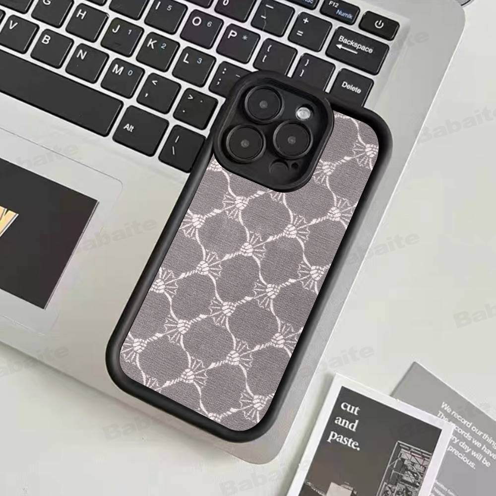 Modemarke J-Joop Handyhülle für iPhone 11 12 13 16 15 17 14 Pro Max Weiche Silikonhülle Funda