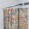 Beautiful Butterfly Floral Shower Curtain Bath Decor Pink Color