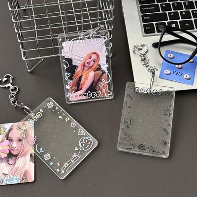 2.7x4.1 Inch Acrylic Photocard Holder Protetion Cover Picture Album Idol Card Display  Credit ID