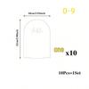 Luxury 3D Acrylic Wedding Table Number Cards - Elegant Arch Design for Banquet Seating