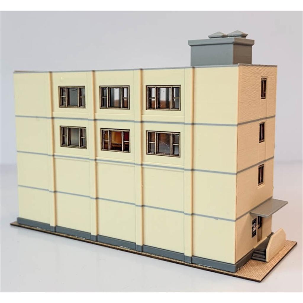 1:150 Diy Architecture Building Model Plastic Miniature House Office for N Scale City Scenery/Landscape/Decoration 1set