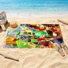 Digital Circus Beach Towel High Absorbency Quickdry Comfortable Lightweight Portable For Swimmingbeachcamping Travel Beach Accessoriesgym