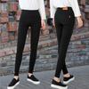 Damen High Waist Skinny Hosen Enge Passform Hosen Uni Hohe Dehnbarkeit Taschenfeder Schwarz Bleistifthosen Für Tägliches Vielseitiges Lässiges Street Outfit