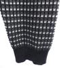 Hugo Boss Cashmere Blend Long Sleeve Sweater M Black X White Knit Men's Used