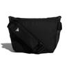 New Adidas Recycled Polyester Messenger Bag, Crossbody Bag Regular Unisex Black H31346