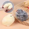 Cute And Charming Handmade Plush Simulation Yellow Chicken Squeezing Pinching Playthings Silicone Hen Chicks Adult Children Birth Date Present Toy