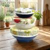 Elastic Edge Beeswax Cloth Bowl Cover Fresh Keeping Cotton Bowl Cover Cup Lids  Soup Pot