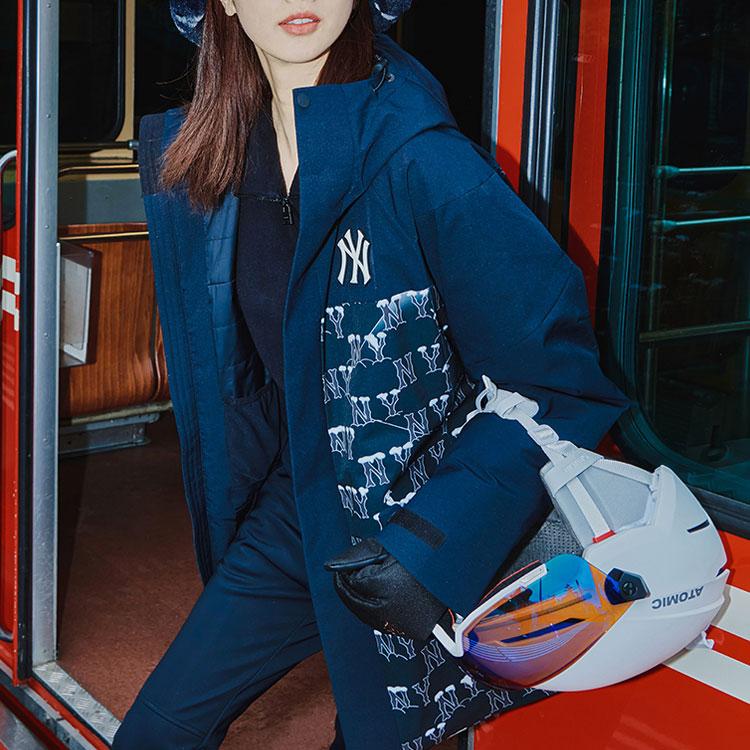 New MLB New York Yankees Puffer Jackets Unisex Black 3APDMS126-50BKS