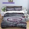 Heart of Midlothian Football Club Pattern Bedding,Quilt Set Quilt Cover Pillowcase Home Birthday Gift(1 * Duvet Cover + 2 * Pillowcase, Without Core)