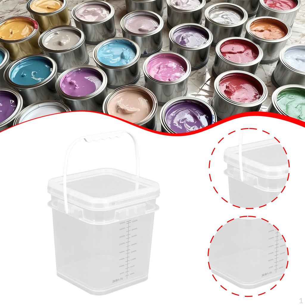 Angelkübel mit Griff und Skala für den praktischen Gebrauch im Freien