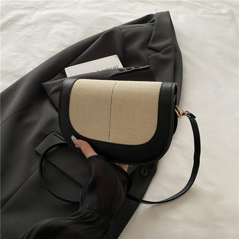 

Premium summer new color matching bag women s personality cap tote bag fashion temperament soft shoulder messenger bag