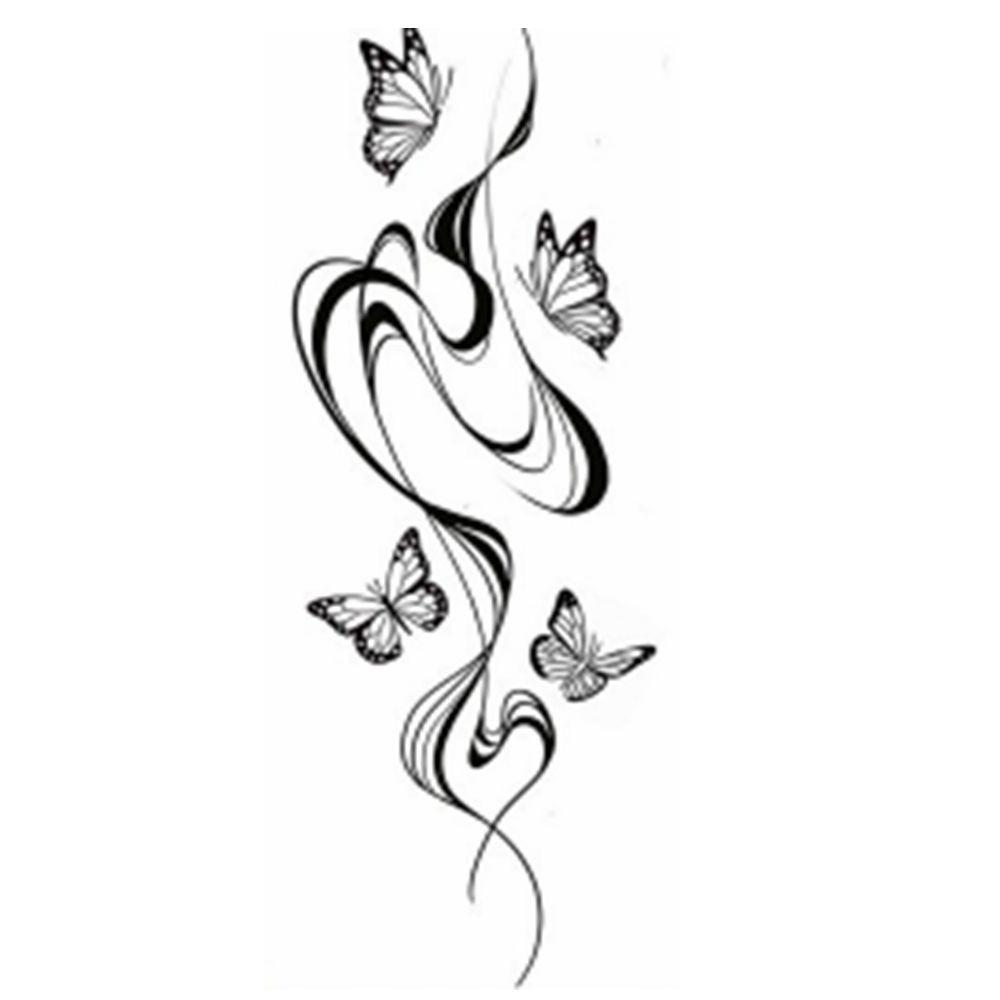 Long Lasting Rose Temporary Tattoo Flower Body Art Sticker Sweet Instant Decals Daily Use