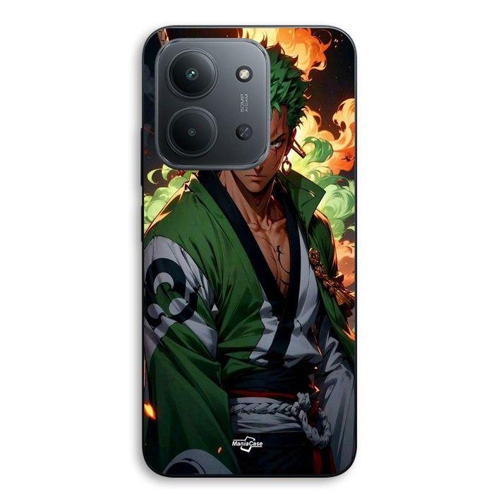 Coque de téléphone - MANIACASE - Xiaomi Redmi 15C 5G - Silicone TPU - One Piece Zoro - 3D Art