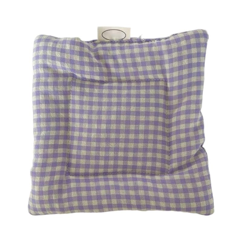 Cute Checkered Striped Dot Kitchen Placemats Soft Washable Heatproof Coasters Small Square Cushions For Home Dining Use