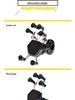 6-Claw Anti-Theft Phone Holder Mount for Motorcycle/Bicycle Handlebars