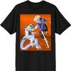 Dragon Ball Z Trunks and Frieza Character Group Black Graphic Tee