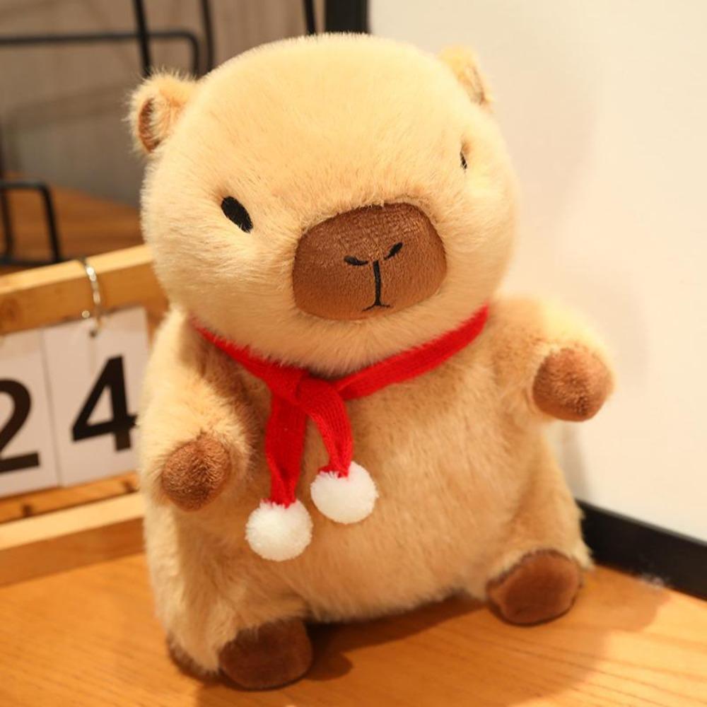 Dress Up Capybara Plush Doll Simulation Capibara Fluffty Doll Capybara Plush Toy  Birthday Gift