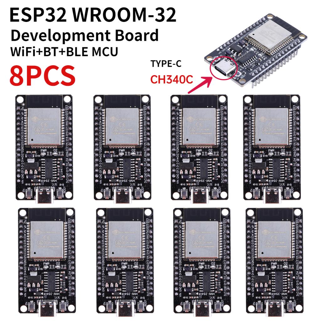 ESP32 -32 Entwicklungsboard TYP-C CH340C/ USB CP2102 WiFi+Bluetooth Ultra-Niedriger Stromverbrauch Dual-Core Drahtlosmodul