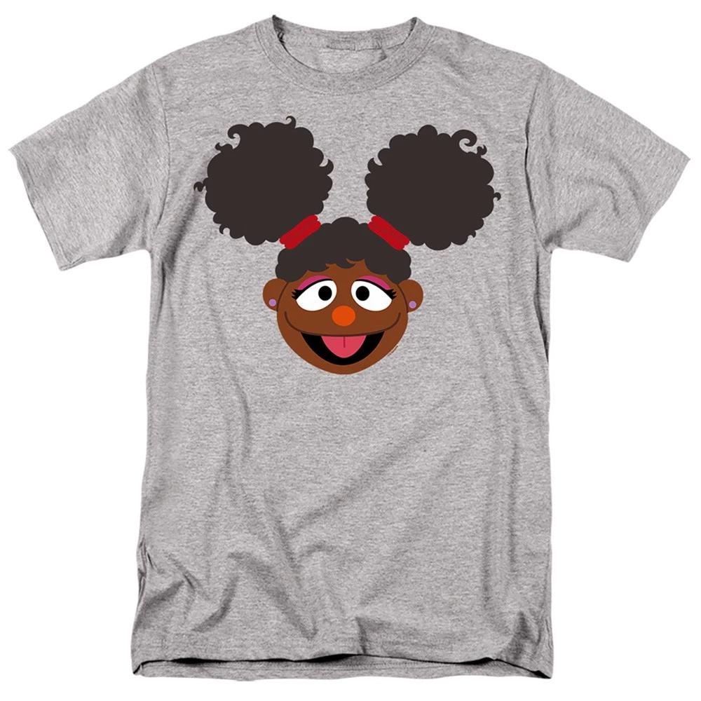 Sesame Street - Gabrielle Face - Unisex Short Sleeve Children s T-shirt - Gray 110