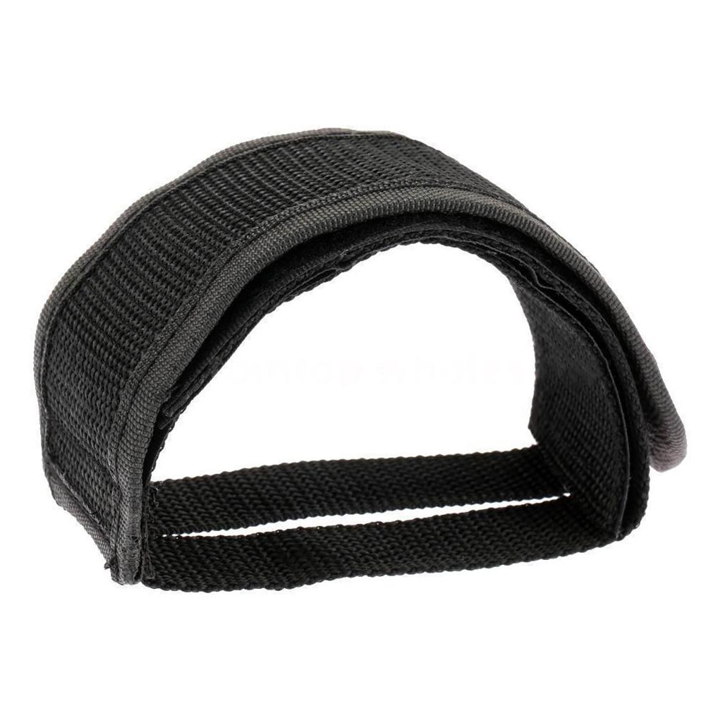 1pc Nylon Binding Belt High-quality Bicycle Pedal Adhesive Strap Toe Clip Strap Belt for Fixed Gear Bike чёрный