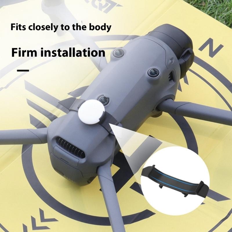 Drones AntiLoss Protections GPSs Trackers Bracket Friendly Plastic Tail Wing Mount for 4 Secure Attachment