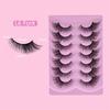 Curl Cat Eye False Eyelashes Eye Elongated Faux Mink Lashes Manga Lashes Fake Lashes  Makeup Tools