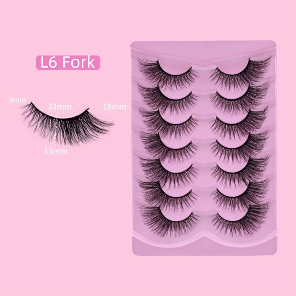 Curl Cat Eye False Eyelashes Eye Elongated Faux Mink Lashes Manga Lashes Fake Lashes  Makeup Tools