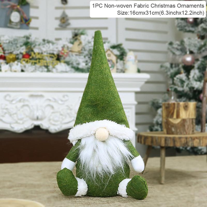 Santa Claus Doll Chirstmas Decorations Home 2025 Decor Table Elk Doll Christmas Ornaments Xmas Navidad Gifts Happy New Year 2026