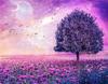 RUOPOTY Painting By Number Lavender Landscape Handpainted Unique Gift Picture Coloring By Numbers Balloon Children's Room Decor