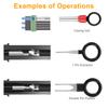 100x Terminal Pin Removal Tool Kit Electrical Wire Connector Pin Extractor Tools