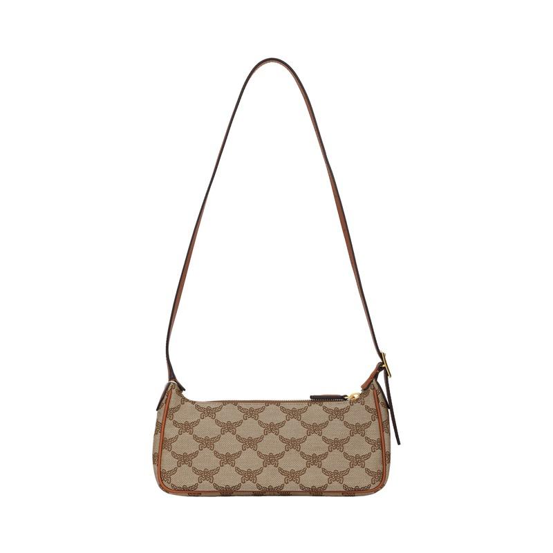 MCM Aren Shoulder Tote Bag Beige MWSESAC02IG001