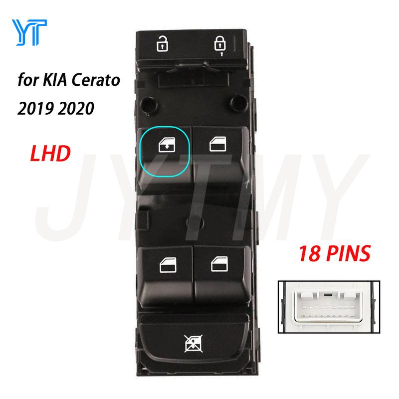 

Master Window Control Switch for Kia Cerato Front Left Electric Power Glass Lifter Button Parts Car Accessories