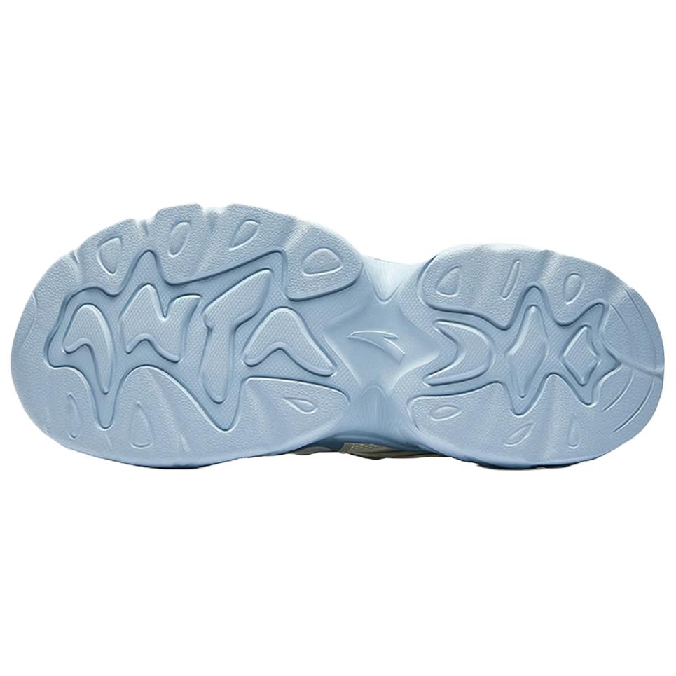 Anta Starlight Fabric Synthetic Leather Comfortable Casual Non-Slip Breathable Creek Shoes Women Shoes White Blue 922628509-1