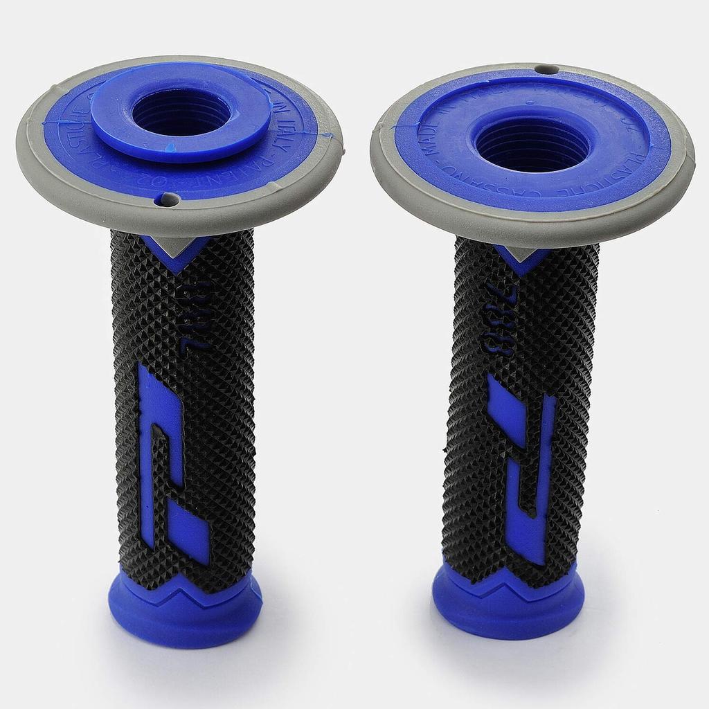 Daytona PROGRIP 788 Type Motorcycle for Handlebar Diameter with Gel 98114 Grips, 115mm, 22.2mm (Off-Road), Anti-Vibration End-Penetration, Blue,