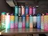 Gradient Plastic Sports Water Bottle with Bounce Lid - Large Capacity for Students & Outdoor Fitness