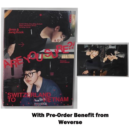 BTS Jimin x Jung Kook Are You Sure?! Season2 PHOTOBOOK