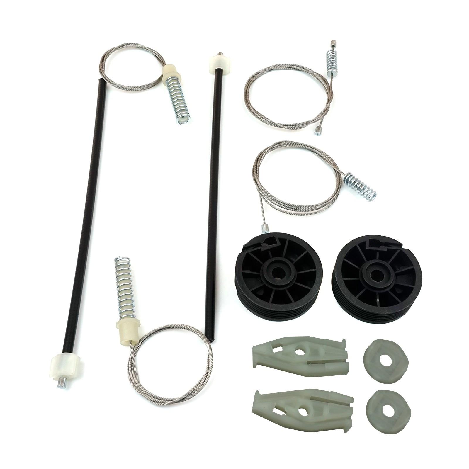 Kit de reparación de elevalunas trasero izquierdo y derecho BWR912+BWR913 para Peugeot 206 CC 2D T16 2000-2008 Coupé Cabrio de 2 puertas 922457 922458