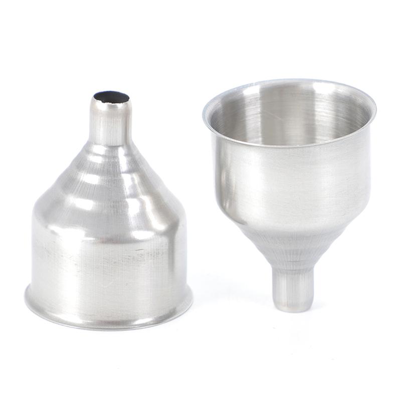 Tratt Rostfritt Stål Bärbar Mini Småmunstrattar Bar Vinflaska Universell Långmunstratt Kökstillbehör